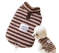 Sweater de Perros - Ropa de vellón a Rayas para Mascotas | Jumper cálido, de Invierno para Chicos de Perros, Top de Cuerda Suave para Navidad, Halloween, Paseos al Aire Libre y Comodidad