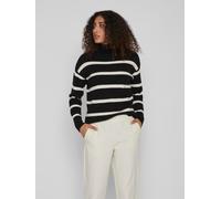 Sweater de punto a rayas cuello alto básico manga larga VILAR NUEVO