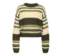 Sweater de punto de rayas para mujer