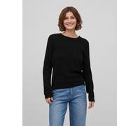 Sweater de Punto Esponjoso Estructurado con Cuello Redondo VILA para Mujer
