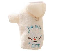 Sweater - Disfraz ajustable y cálido muñeco de nieve para Navidad con capucha, trajes para perro, para invierno, otoño, cumpleaños, Halloween, acción de gracia
