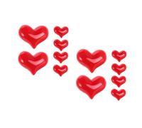 Sweater Hat Funny Button Motheru2019s Pins for Women Valentines Day Love Brooch Heart Pin Red Resin