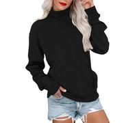 Sweatshirt for Women Mock Neck Sweater Long Sleeve Shirts with Pocket Fall Clothes 2025 Casual Cute Pullover Clothes