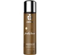 SWEDE Fruity Love Aceite Efecto Calor Chocolate Negro 120 ML - Aceite De Masaje Suave Y Relajante Con Efecto Calor