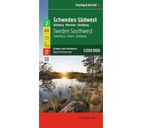 Sweden Southwest Road and Leisure Map: Gothenburg - Vanern - Jonkoping: AK 06615 (freytag & berndt Straßenkarte, AK 06615)