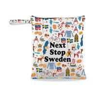 Sweden Vacation Gift Next Stop Sweden - Bolsa de mano de viaje a Suecia, regalo para amantes de Suecia, Next Stop Sweden
