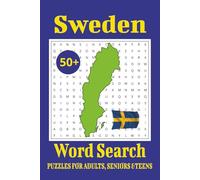 Sweden Word Search: Sweden Word Search Puzzle Book: Word Searches wich Easy to Read Print about Sweden, Swedish Places, Swedish Animals and More. 6x9 ... Gift for Vacations, Holidays and Free Times