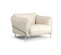 Swedese Butaca Continental Sealife beige claro/blanco-acero cromado