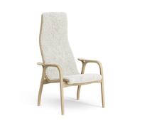 Swedese Butaca infantil Lamini roble lacado/piel de oveja Offwhite (blanco)