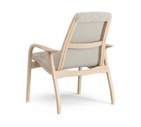 Swedese Butaca Laminett haya lacada/piel de oveja Moonlight (beige)