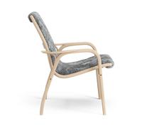 Swedese Butaca Laminett haya lacada/piel de oveja Scandinavian Grey (gris)