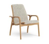 Swedese Butaca Laminett roble aceitado/piel de oveja Moonlight (beige)