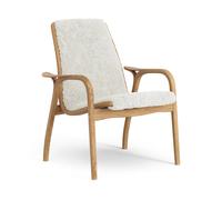 Swedese Butaca Laminett roble aceitado/piel de oveja Offwhite (blanco)