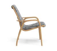 Swedese Butaca Laminett roble aceitado/piel de oveja Scandinavian Grey (gris)
