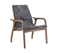 Swedese Butaca Laminett roble/piel de oveja Special Edition Rubio Monocoat Chocolate-Charcoal
