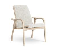 Swedese Butaca Laminett roble pigmentado blanco/piel de oveja Offwhite (blanco)