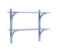 Swedese Levi estantería Ilke azul-acero inoxidable. 2 estantes. 90 cm