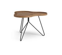 Swedese Mesa Flower mono Edición Especial 62x66 cm H45 cm-nogal lacado-acero lacado en negro