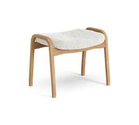 Swedese Reposapiés Lamino roble aceitado/piel de oveja Offwhite (blanco)