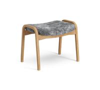 Swedese Reposapiés Lamino roble aceitado/piel de oveja Scandinavian Grey (gris)