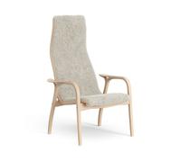 Swedese Sillón infantil Lamini haya lacada/piel de oveja Moonlight (beige)