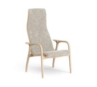 Swedese Sillón Lamino haya lacada/piel de oveja Moonlight (beige)