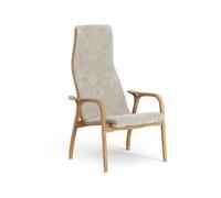 Swedese Sillón Lamino roble aceitado/piel de oveja Moonlight (beige)