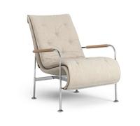 Swedese Sillón Serpentine Tejido Romo Linara Rye-cromo-Tärnsjö Nature