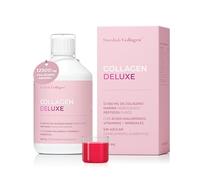 Swedish Collagen, Colágeno marino hidrolizado Deluxe, líquido, 500 ml | 20 días | Tipo 1 y 3 | Péptidos y vitaminas para cabello, piel, uñas y articulaciones | Clínicamente probado | Sin azúcar