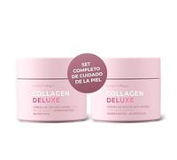 Swedish Collagen Deluxe, 2 x 50 ml | Cremas antiedad de día y de noche (1 de cada una) con retinol, péptidos, vitamina E, niacinamida y aloe vera | Hidratante y tratamiento facial para la