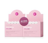 Swedish Collagen Deluxe | Suplemento líquido de colágeno marino hidrolizado de 12 500 mg - 60 dosis diarias de 25 ml (paquete de 2, 762 ml cada una) | Ácido hialurónico, biotina y vitamina C para