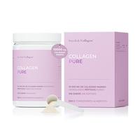 Swedish Collagen Puro, Colágeno marino hidrolizado, polvo, 300 g | 30 días | Tipo 1 y 3 | Péptidos puros | Cabello, piel, uñas y articulaciones | Para hombres y mujeres | Sin saborizantes, sin azúcar