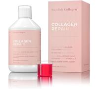Swedish Collagen Repair | Suplemento líquido de colágeno marino hidrolizado de 10 000 mg - 500 ml, suministro para 20 días | Ácido hialurónico, biotina y vitamina C para un cabello, piel, uñas y