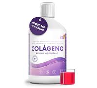 Colágeno Líquido 10,000 mg Sin Azúcar 500 ml | Péptidos de Colágeno Bovino Hidrolizado Puro (Tipo I y III) | Ácido Hialurónico, Biotina | Piel, Cabello, Uñas | Mayor Absorción que en Polvo