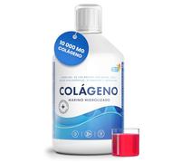 Swedish Nutra - Suplemento líquido de colágeno marino hidrolizado de 10 000 mg - 500 ml, suministro para 20 días | Ácido hialurónico, biotina y vitamina C para un cabello, piel, uñas y articulaciones