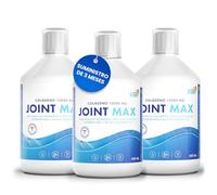 Swedish Nutra - Suplemento líquido Joint Max - 3 x 500 ml, suministro para 60 días | Colágeno hidrolizado puro, glucosamina, MSM, condroitina, cúrcuma, vitamina D y ácido hialurónico para fortalecer
