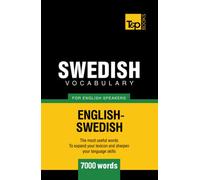 Swedish vocabulary for English speakers - 7000 words (American English Collection)