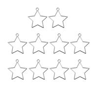 Sweeaau 10 dijes de resina epoxi prensada con diseño de flores, marco de bisel, bandeja hueca para hacer joyas de resina UV, Love, como se describe, como se describe