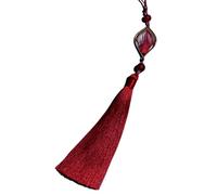 Sweeaau Adorno tradicional hecho a mano con borlas étnicas, colgante de borlas de poliéster para accesorios de teléfono, accesorio de cultura tradicional