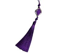 Sweeaau Adorno tradicional hecho a mano con borlas étnicas, colgante de borlas de poliéster para accesorios de teléfono, accesorio de cultura tradicional