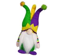 Sweeaau Decoración de gnomos de carnaval, muñecos de peluche con sombrero de bufón, adorno de mesa de Tomtes escandinavos