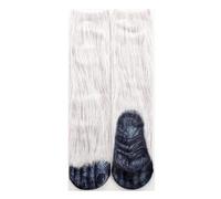 Sweeaau Divertidos calcetines unisex novedosos con estampado de patas de animales, calcetines de tubo medio, calcetines cortos de poliéster para Halloween, Navidad, fiesta, regalo, Simios, Altoa única