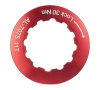 Sweeaau Fundas de bloqueo para volante de bicicleta de carretera, aleaciones de aluminio, anillos de fijación, tapas de fijación 11T