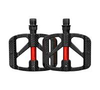 Sweeaau Paquete de 2 pedales de bicicleta ligeros profesionales para ciclismo de carretera, pedales antideslizantes con reflectante