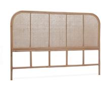 sweeek Cabecero de ratán natura y caña