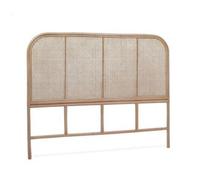 Sweeek Cabecero de ratán natural y caña madera