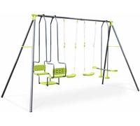 sweeek Columpio de 4 plazas, pórtico de 6 plazas, estación de juegos