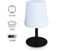 sweeek Lámpara de sobremesa led para interior/exterior, set de 2, negro