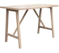 sweeek Mesa alta de jardín de madera de acacia, 4 personas, natural