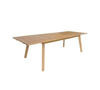 sweeek - Mesa de jardín de Madera de Acacia, 10 plazas, Palena, Natural, 275x100x75 cm